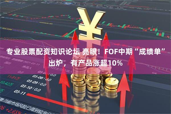 专业股票配资知识论坛 亮眼！FOF中期“成绩单”出炉，有产品涨超10%